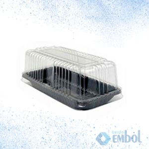 EMBALAGEM PET GALVANOTEK G64M MINI FATIA PRETA C/ 150