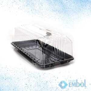 EMBALAGEM PET GALVANOTEK G65M RETANGULAR PEQ. PRETA C/50