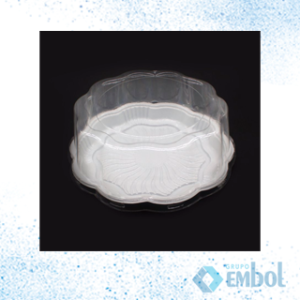 EMBALAGEM PET GALVANOTEK G32F BRANCA FLOWER C/100