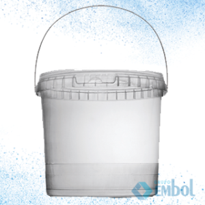 BALDE PLÁSTICO COM LACRE PLASTILÂNIA 3,6L C/5