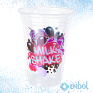 COPO PP DESCARTÁVEL 500ML COPOBRAS PPT-550 IMPRESSO MILKSHAKE C/50