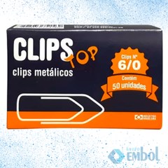 CLIPS METÁLICOS 6/0 C/50