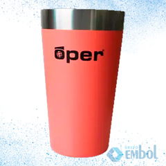 COPO INOX TÉRMICO SEM TAMPA ÓPER ROSA GUAVA 473ML UND