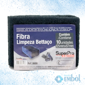 FIBRA LIMPESA ABRASIVA BETTAÇO C/10