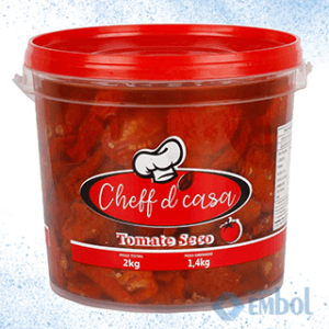 TOMATE SECO EM CONSERVA CHEFF D CASA 1,4KG/2KG