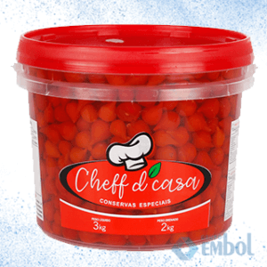 PIMENTA BIQUINHO EM CONSERVA CHEFF D CASA 2KG/3KG