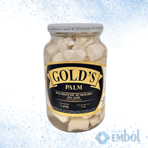 PALMITO PICADO VIDRO EM CONSERVA GOLD`S 270G/500G