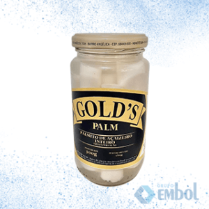 PALMITO INTEIRO VIDRO EM CONSERVA GOLD`S 180G/300G