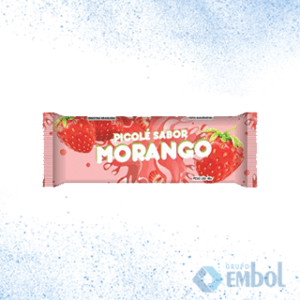 SAQUINHO BOPP RIACHO PARA PICOLÉ MORANGO 200G