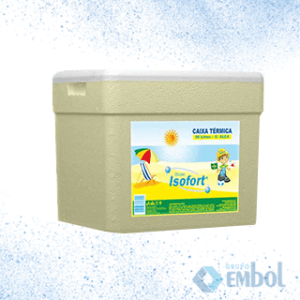 CAIXA DE ISOPOR 8 LITROS ISOFORT UND