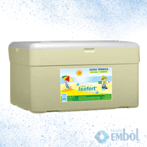 CAIXA DE ISOPOR 80 LITROS ISOFORT UND