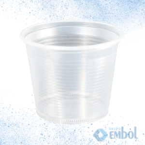 POTE PLASTICO PS DESCARTÁVEL 250ML COPOZAN TRANSPARENTE C/50