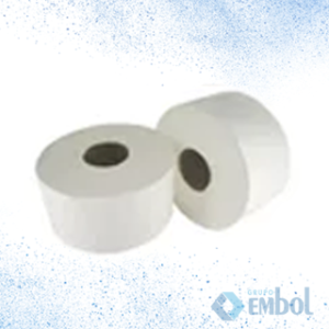 ROLÃO PAPEL HIG. 100% CELULOSE LIMPMAX 300M X 10CM C/8