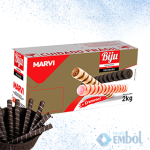 ROLO WAFFER MARVI BLACK RECHEADO COM 2KG