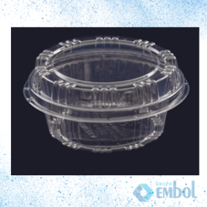 EMBALAGEM PET SANPACK S640 1 DOCE REDONDO TRANSPARENTE C/300