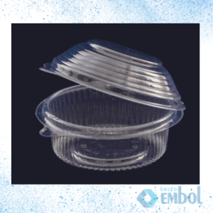 EMBALAGEM PET SANPACK S642 1 MINI DOCE REDONDO TRANSPARENTE C/300