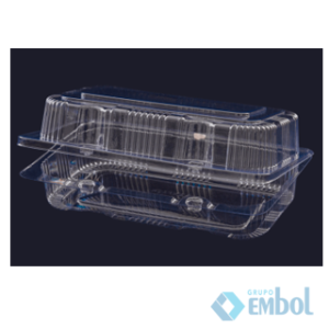 EMBALAGEM PET SANPACK S10 RETANGULAR C/100