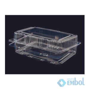 EMBALAGEM PET SANPACK S18 RETANGULAR C/100