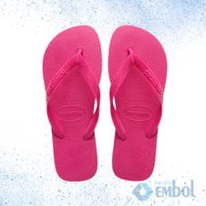 CHINELO HAVAIANAS TOP Nº 27/28 PINK (ROSA) ELETRIC PAR