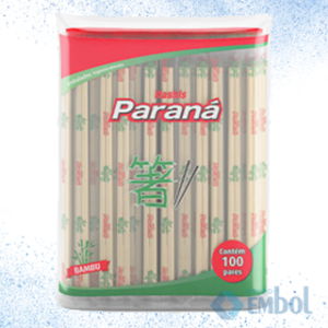 HASHIS DE BAMBU PARANÁ COM 100 PARES