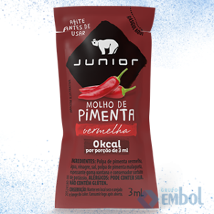 PIMENTA JUNIOR SACHÊ 3ML COM 252 UNIDADES