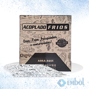 PAPEL ACOPLADO IMPRESSO DALPACK 30X38 PARA FRIOS C/350 UNDS