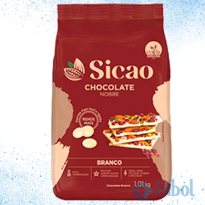 CHOCOLATE SICAO NOBRE GOTAS CHOCOLATE BRANCO 1,01KG