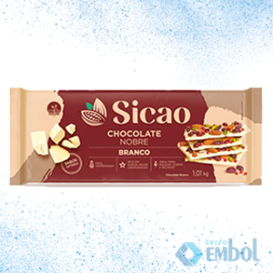 CHOCOLATE SICAO NOBRE BRANCO 1,01KG