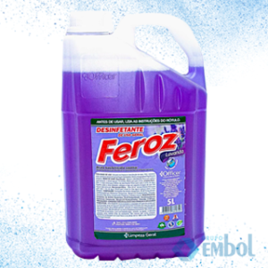 DESINFETANTE FEROZ LAVANDA OFFICER 5L