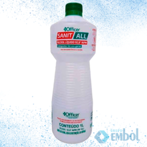 ÁLCOOL LÍQUIDO SANITALL 92,8% OFFICER 1L