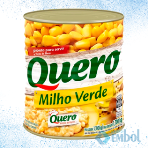 MILHO VERDE EM COSERVA QUERO 1,7KG/2,7KG