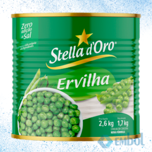 ERVILHA EM CONSERVA STELLA D’ORO 1,7KG/2,6KG