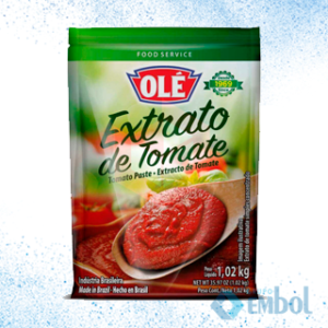 EXTRATO DE TOMATE OLÉ 1,02KG