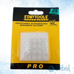 PROTETOR DE SILICONE STARTOOLS REDONDO 8MM X 3MM C/25