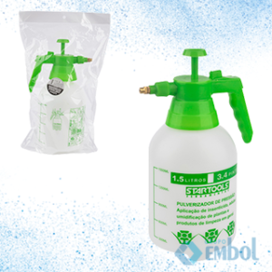 PULVERIZADOR/BORRIFADOR DE PRESSÃO STARTOOLS 1,5L UND