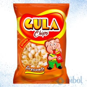 SALGADINHOS/CHIPS GULÃO GULA CHIPS PRESUNTO 100G