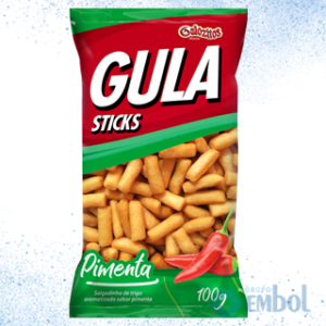 SALGADINHOS/CHIPS GULAO STICKS PIMENTINHA 100G