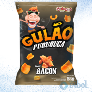 SALGADINHOS/CHIPS GULAO PURURUCA BACON 100G