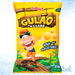 SALGADINHO/CHIPS GULÃO QUEIJO SUIÇO 120G