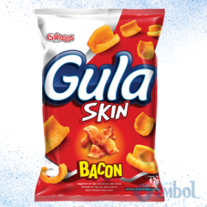 SALGADINHOS/CHIPS GULA SKIN BACON 62G