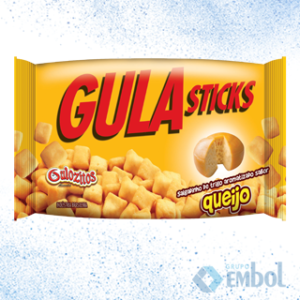 SALGADINHO/CHIPS GULA STICKS GULÃO QUEIJO 50G