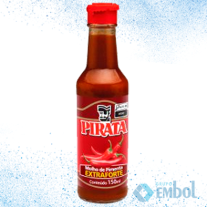 MOLHO DE PIMENTA EXTRA FORTE PIRATA 150ML