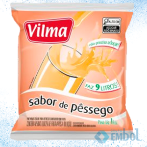 REFRESCO VILMA PÊSSEGO 1KG/9L