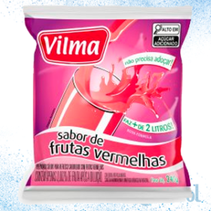 REFRESCO VILMA FRUTAS VERMELHAS 240G/2L