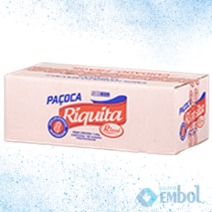 PAÇOCA ROLHA DOCES RICCO RIQUITA 15G C/100