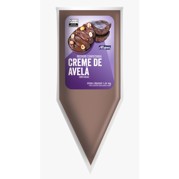 RECHEIO ALISPEC CONFEITEIRO CREME AVELÃ 1,01KG