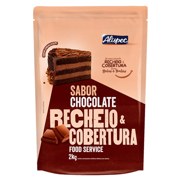 RECHEIO E COBERTURA ALISPEC CHOCOLATE C/2KG
