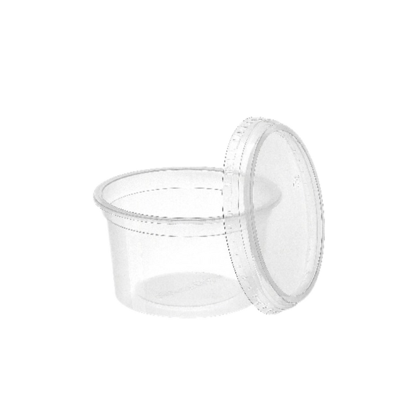 KIT POTE DANUBIO 250ML TRANSPARENTE PACOTE COM 24