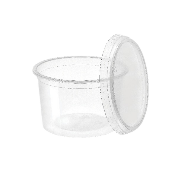 KIT POTE DANUBIO 500ML TRANSPARENTE PACOTE COM 24