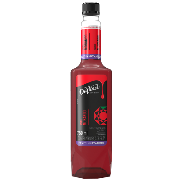 XAROPE DAVINCI GOURMET MORANGO COM 750ML